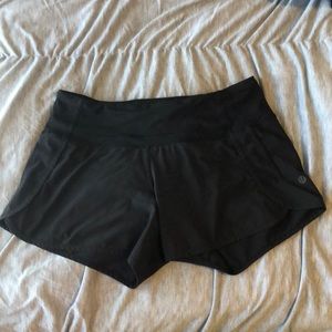 black lulu lemon short